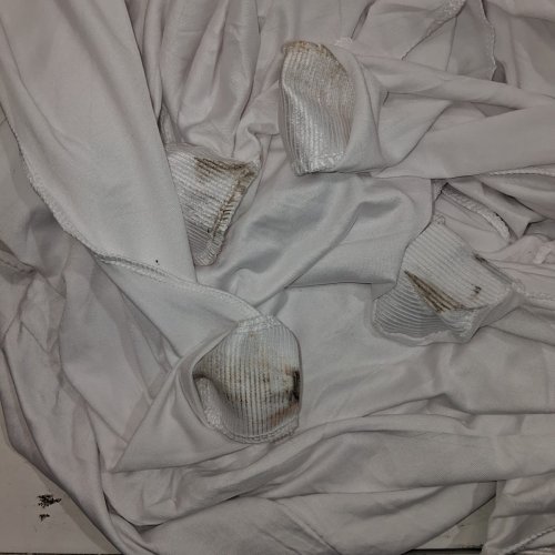 25PK BANQUET CHAIR COVERS - 22"L X 18"W X 37"H MAX - WHITE image 3