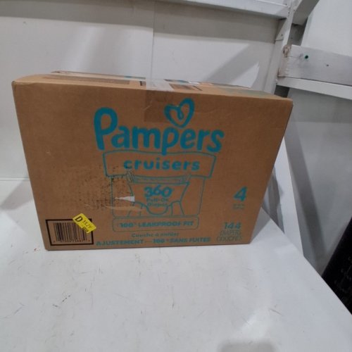 144PK PAMPERS CRUISERS 360° STRETCHY WAISTBAND DISPOSABLE DIAPERS - SIZE 4 (22-37LB) image 3