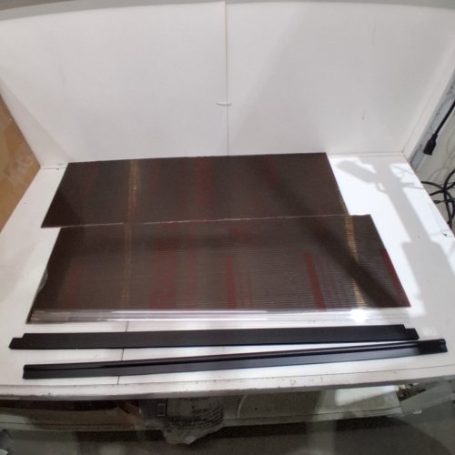 WINDOW / DOOR POLYCARBONATE AWNING OVERHANG CANOPY - 24" X 40" - BROWN image 4
