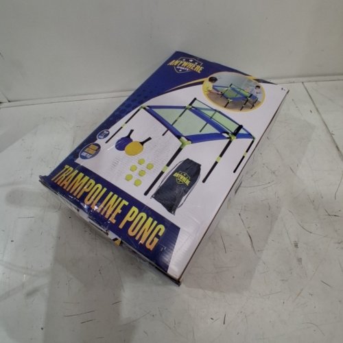 ANYWHERE SPORTS TRAMPOLINE PING PONG GAME SET - BLUE/YELLOW image 3