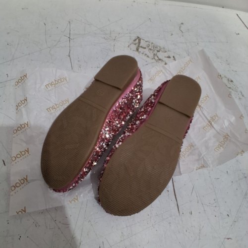ZWIIYZER GIRLS RINESTONE NON-SLIP PRINCESS DRESS SHOES - SIZE 1 - PINK (STYLE : 05031049884424) image 4