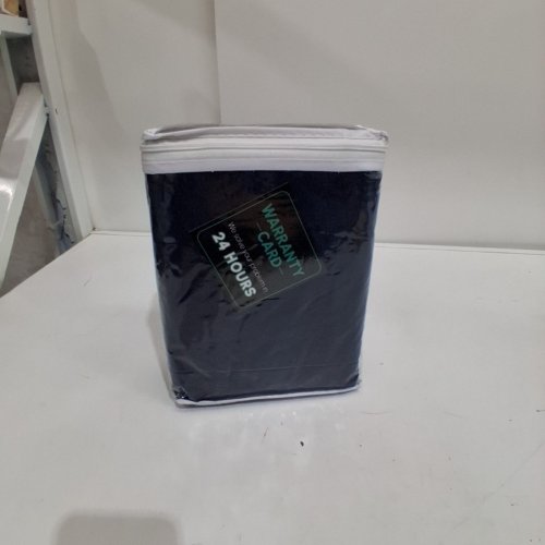 MOCASSI 1800 PREMIUM HOTEL QUALITY FITTED SHEET - QUEEN - NAVY BLUE image 4