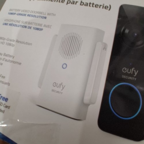 EUFY SECURITY BY ANKER VIDEO DOORBELL SLIM 1080P, BETTERY POWERED image 4