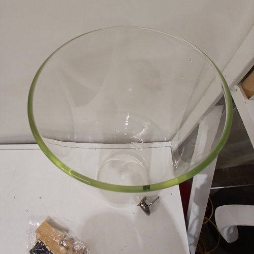 GLASS BEVERAGE DISPENSER WITH BAMBOO STAND - 3.5GAL. CAPACITY - CLEAR/NATURAL (MODEL: GY-PG02) image 3