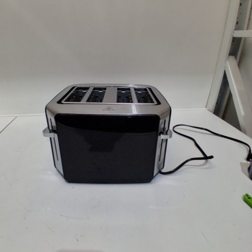 OSTER 4-SLICE TOUCH SCREEN TOASTER WITH TOUCH SCREEN & 6 SHADE SETTINGS - BLACK/STAINLESS STEEL (MODEL: ‎2158492) image 3