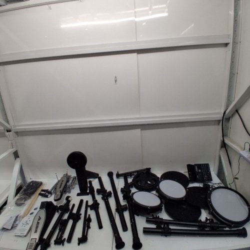 8PC ALESIS NITRO MAX KIT COMPACT ELECTRIC DRUM KIT WITH QUIET MESH PADS, 10" DUAL-ZONE SNARE - BLACK (MODEL:NITROMAXKITXUS) image 2