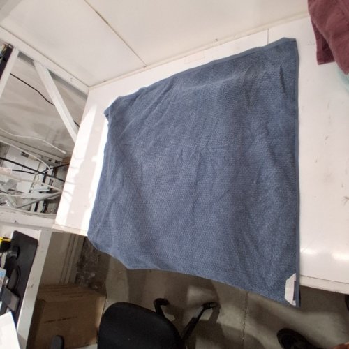 THRESHOLD LUXE TEXTURED DOT BATH TOWEL- 30" X 54"-GRAPHITE BLUE image 3