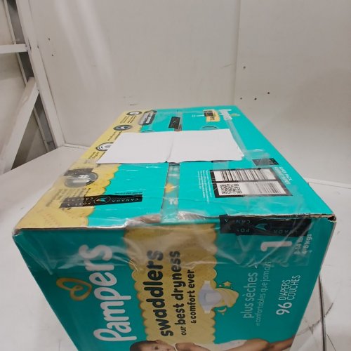 96PK PAMPERS DIAPERS SWADDLERS DISPOSABLE BABY DIAPERS - SIZE 1 (8-14LBS) image 3