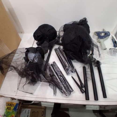 3PC MULTI FUNCTIONAL HALLOWEEN SCENE WITCHES PROPS- BLACK image 3