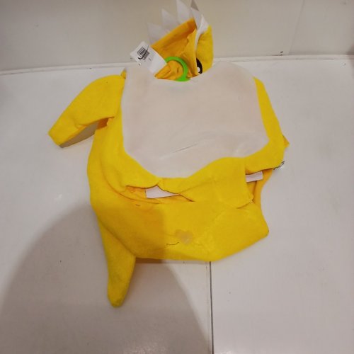 UNISEX INFANTS RUBIES PINKFONG BABY SHARK ROMPER COSTUME WITH SOUND BOX - PLAYS ORIGINAL BABY SHARK SONG - 2T - YELLOW image 2