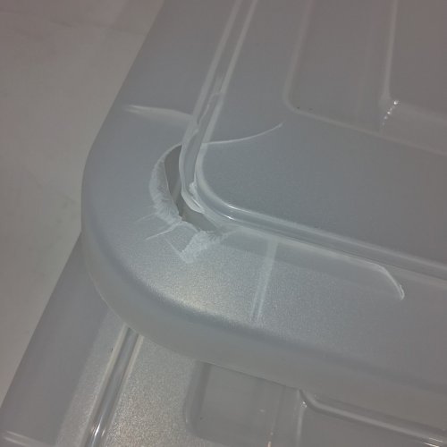 4PK IRIS USA PLASTIC STORAGE BIN TOTE - 33L - CLEAR (MODEL: FB-21E/FB-21EE) image 3