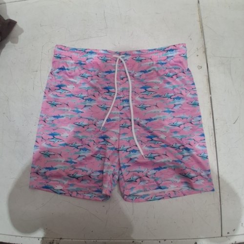 BOYS TBWNWG UPF 50 SWIM SHORTS - SM - PINK/BLUE SHARK PRINT image 3