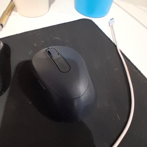ONN. WIRELESS ERGONOMIC THUMB REST 5- BUTTON MOUSE - BLACK (MODEL: 100122465) image 3