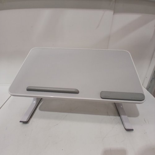 SONGMICS ADJUSTABLE LAPTOP DESK - 20" X 12" - WHITE (MODEL: LLD117G101) image 3