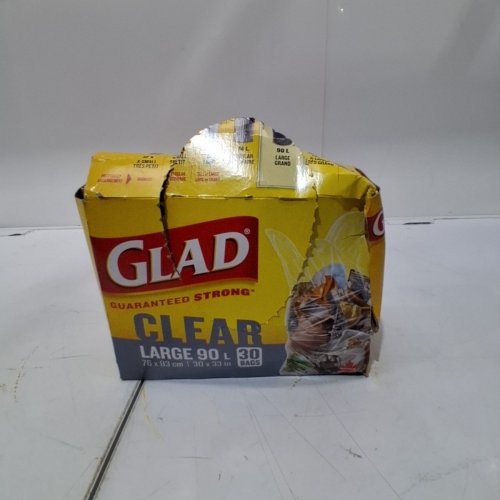 29PK GLAD EASY-TIE LARGE CLEAR GARBAGE BAGS - 90 L image 2