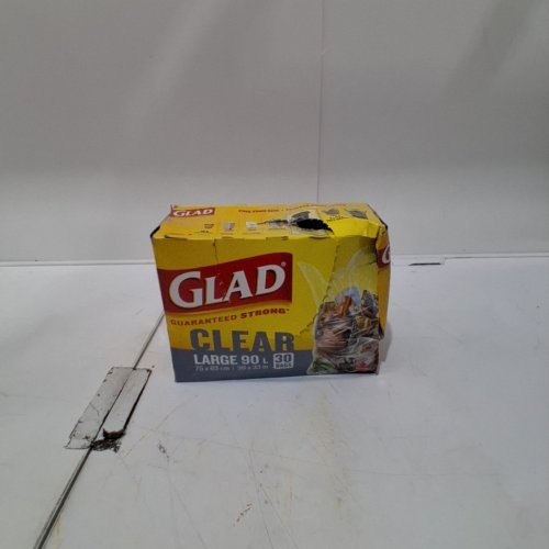 29PK GLAD EASY-TIE LARGE CLEAR GARBAGE BAGS - 90 L image 4