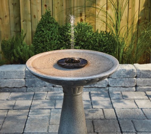 SOLAR POWERED FOUNTAIN - 7 V, 1.4W, 160 L/H - BLACK (MODEL: BSV-SP014S) image 2