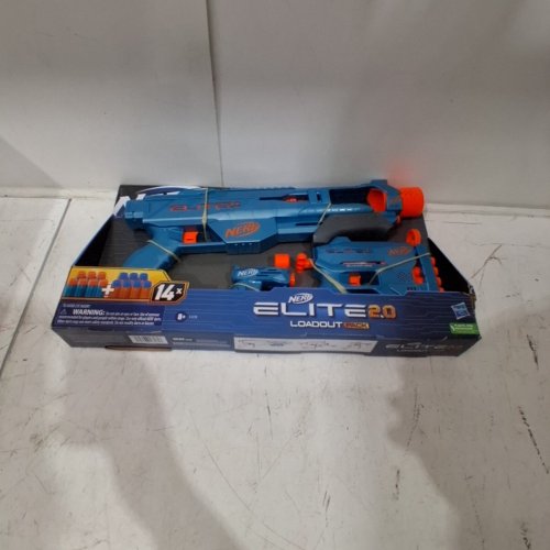 3PC NERF ELITE 2.0 LOADOUTSET BLASTER PACK - TECHNICIAN DS-2 / QUADFIRE QS-4 & ACE SD-1 BLASTERS - BLUE (MODEL: 2414317) image 2