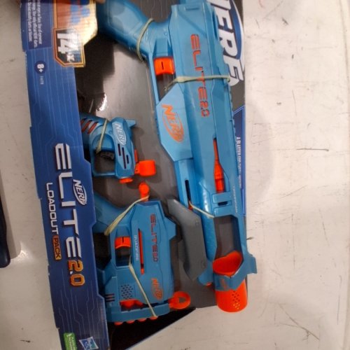 3PC NERF ELITE 2.0 LOADOUTSET BLASTER PACK - TECHNICIAN DS-2 / QUADFIRE QS-4 & ACE SD-1 BLASTERS - BLUE (MODEL: 2414317) image 3