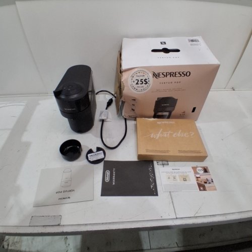 DE'LONGHI NESPRESSO VERTUO POP COFFEE MAKER - BLACK (MODEL: ENV90BCA) image 5