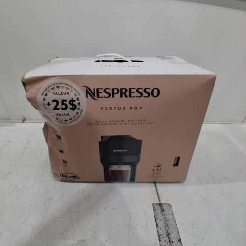 DE'LONGHI NESPRESSO VERTUO POP COFFEE MAKER - BLACK (MODEL: ENV90BCA) image 6