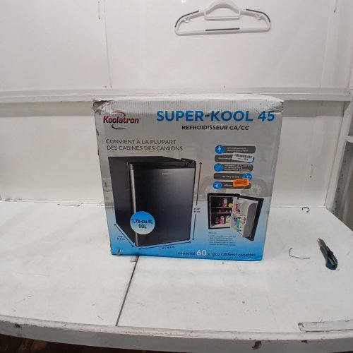 KOOLATRON SUPER-KOOL THERMOELECTRIC FRIDGE - 50L/1.76 CU FT - STAINLESS STEEL/BLACK (MODEL:KCR-45B) image 9