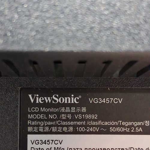 VIEWSONIC 34" ULTRAWIDE QHD 1440P CURVED VIDEO CONFERENCING DOCKING MONITOR - MATTE BLACK - (MODEL: VG3457CV) image 12