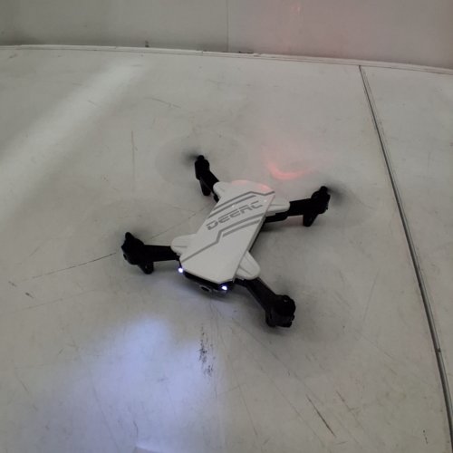 DEERC D20 MINI DRONE FOLDABLE WITH 720P HD FPV CAMERA REMOTE CONTROL WITH TAP FLY, AUTO HOVER, VOICE/GESTURE CONTROL, SPEED ADJUSTMENT, 2 BATTERIES, 3D FLIP - WHITE image 2