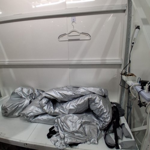FRUNO OXFORD FABRIC WEATHER RESISTANT ANTI-UV 5TH WHEEL RV COVER WITH JACK COVER, 4 TIRE COVERS, AND GUTTER COVERS - FITS 26FT TO 29FT - WHITE/SILVER/BLACK (MODEL: ‎F-5TH-2629) image 2