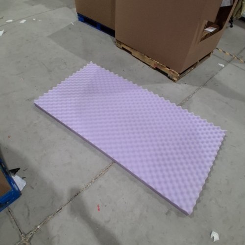 EGG CRATE LAVENDER COOLING MEMORY FOAM BED TOPPER - 3" - TWIN - LAVENDER image 2