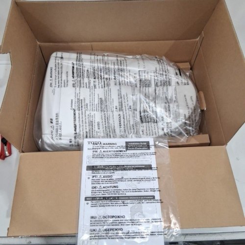 TOTO WASHLET S5 ELECTRONIC HEATED TOILET SEAT BIDET WITH CONTROLLER AND INSTANTANEOUS WATER HEATER - 21" X 15" - ELONGATED - WHITE (MODEL: SW3446#01) image 2