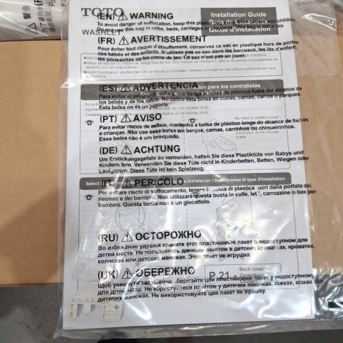 TOTO WASHLET S5 ELECTRONIC HEATED TOILET SEAT BIDET WITH CONTROLLER AND INSTANTANEOUS WATER HEATER - 21" X 15" - ELONGATED - WHITE (MODEL: SW3446#01) image 3