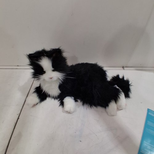 AGELESS INNOVATION'S JOY FOR ALL TUXEDO CAT COMPANION PET - BLACK/WHITE (MODEL: A2308) image 2