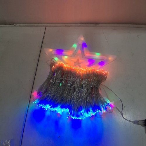 DECORATIVE LED STAR STRING LIGHTS, 317LED 16.4FT - WHITE image 2