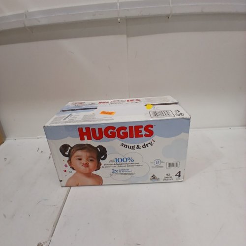 92PK HUGGIES DIAPERS SNUG AND DRY - SIZE 4 - WHITE image 2