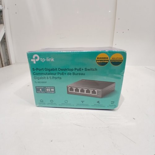 TP-LINK 5 PORT GIGABIT POE SWITCH, 4 PORT POE 56W, 802.3AF COMPLIANT (MODEL: TL-SG1005P) image 2