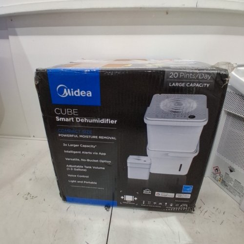 MIDEA CUBE 20 PINT SMART WIFI DEHUMIDIFIER, WHITE - (MAD20S1QWT) image 6