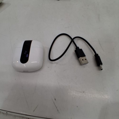 TRUE WIRELESS BLUETOOTH EARBUDS WITH CHARGING CASE - 4 ENC NOISE CANCELLATION, 50H PLAYBACK, LED DISPLAY, TOUCH CONTROL, IPX7 WATERPROOF - WHITE (MODEL: A9) image 4