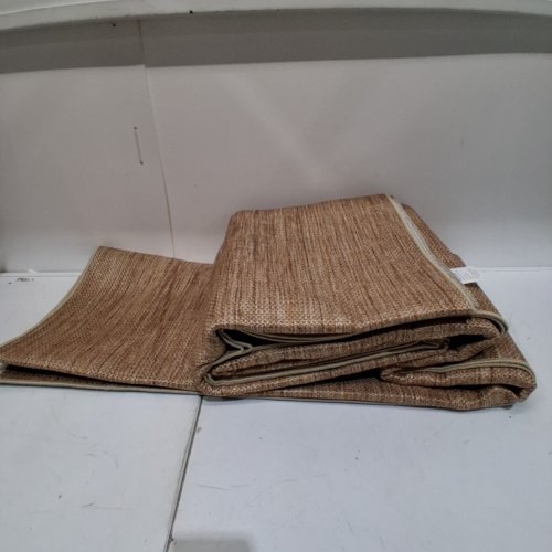 GARVEE LARGE INDOOR WOVEN AREA RUG - 8FT X 10FT - BEIGE/BROWN image 3