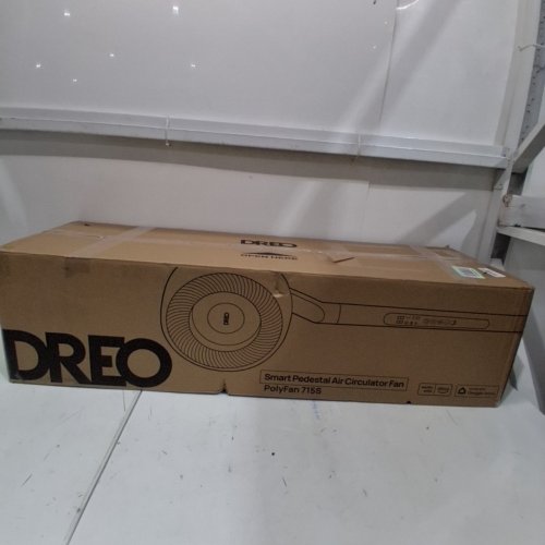 DREO ADJUSTABLE HEIGHT OMNI-DIRECTIONAL OSCILLATING PEDESTAL FAN WITH REMOTE/SMART CONTROLS - 10 SPEEDS - 6 MODES - 100FT AIRFLOW - 40"-44" - SILVER (MODEL: DR-HPF005S) image 6