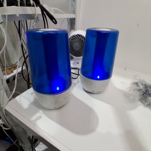 2PK PUREGUARDIAN ULTRASONIC COOL MIST HUMIDIFIERS WITH AROMA TRAY - 1GAL - WHITE/BLUE (MODEL: 1001689/H9652PKCA) image 2