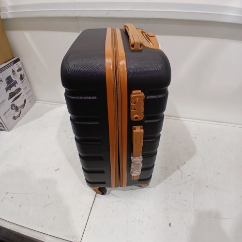 COOLIFE HARDSHELL TSA LOCK SPINNER CARRY-ON LUGGAGE - 20" - BLACK/APRICOT (MODEL: LUGGAGE1697) image 3