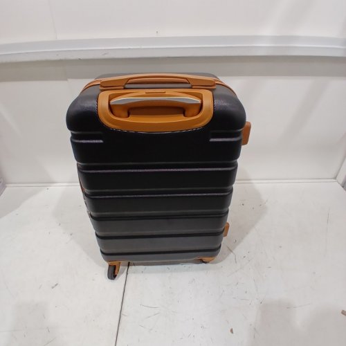 COOLIFE HARDSHELL TSA LOCK SPINNER CARRY-ON LUGGAGE - 20" - BLACK/APRICOT (MODEL: LUGGAGE1697) image 4