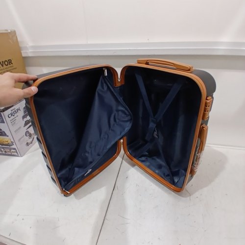 COOLIFE HARDSHELL TSA LOCK SPINNER CARRY-ON LUGGAGE - 20" - BLACK/APRICOT (MODEL: LUGGAGE1697) image 6
