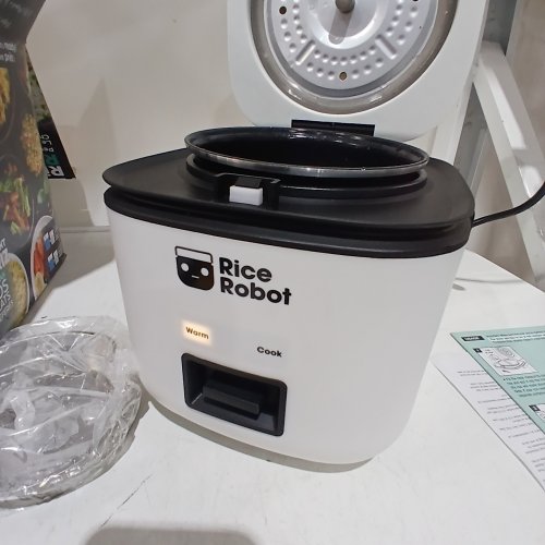 RICE ROBOT RICE COOKER - 1.2L - WHITE (MODEL: WD-2524) image 2