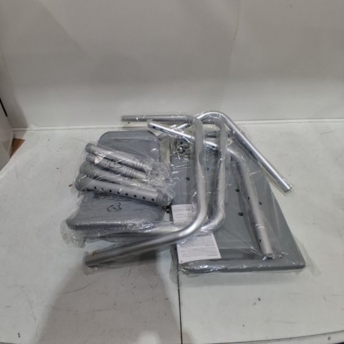 MEDLINE GUARDIAN DELUXE ALUMINUM BATH CHAIR - 400LBS CAP - GREY (MODEL: G2-101KRX1) image 2