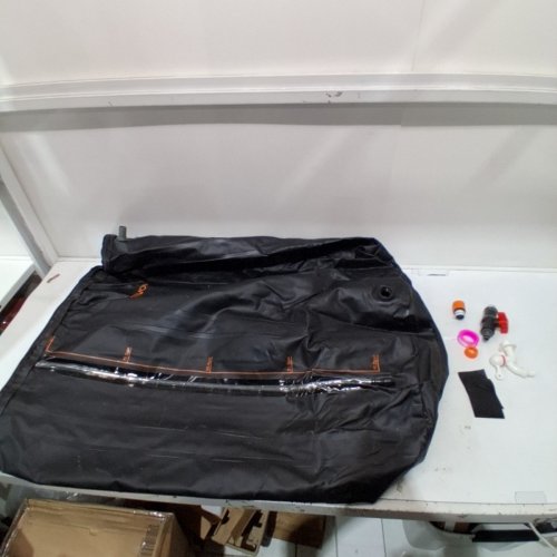 VEVOR COLLAPSIBLE RAIN BARREL PORTABLE WATER TANK - 100 GALLON - BLACK (MODEL: RB-0380) image 2