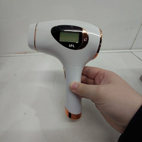 IPL LASER HAIR REMOVAL DEVICE - WHITE AND PINK image 3