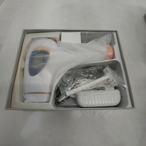 IPL LASER HAIR REMOVAL DEVICE - WHITE AND PINK image 4