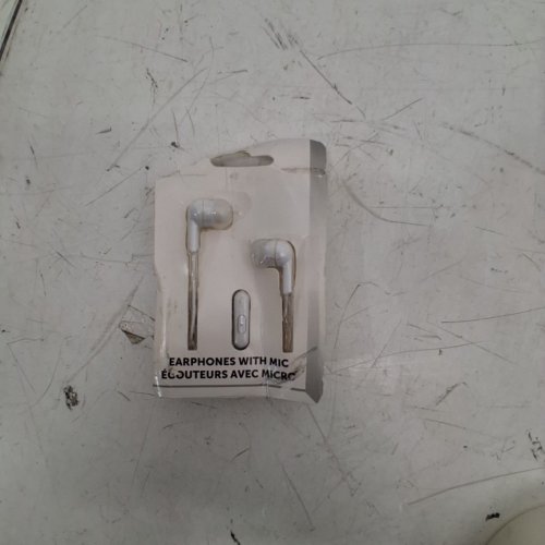 WIRED EARPHONES WITH MICROPHONE - WHITE (ITEM: GLA22AAH05C) image 2